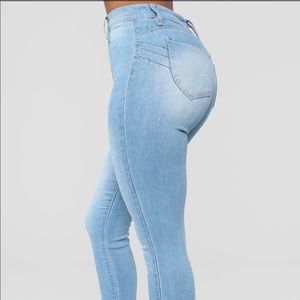 Light Blue Booty Shaping Jeans
